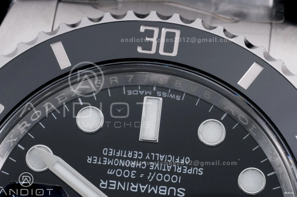 Bracelet on Clean 116610 LN SA3135 Ceramic 904L Best Submariner Black SS Edition 1:1 0428